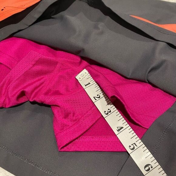 Title Nine Nimblene Skort in Gray Orange Small - Picture 5 of 10